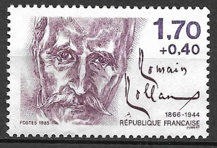 France 1985 Y&T 2355 neuf sans gomme - Romain Rolland