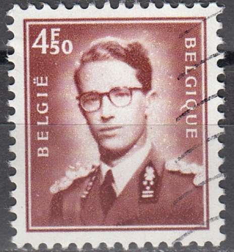 Belgique 1962 Michel 1298YII O Cote (2016) 0.50 Euro Roi Baudouin 