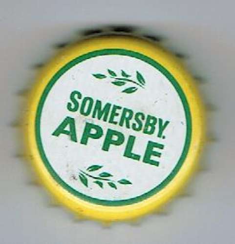 PORTUGAL - CAPSULE DE CIDRE SOMERSBY APPLE VERT ET JAUNE.