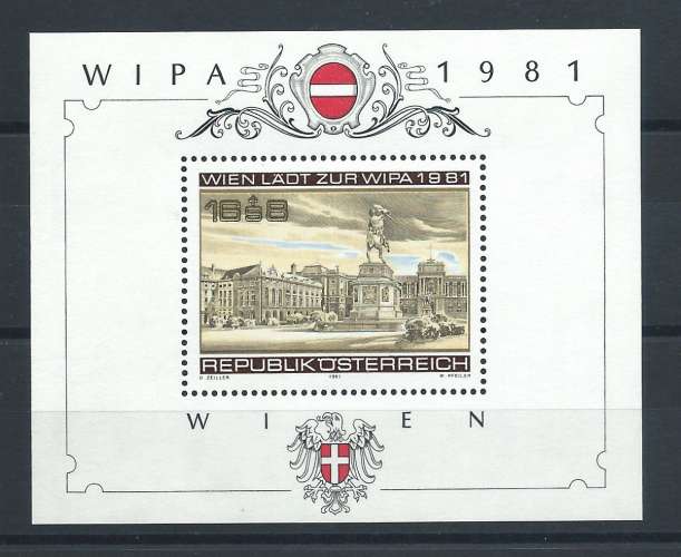 Autriche Bloc N°10** (MNH) 1981 - Exposition philatélique 