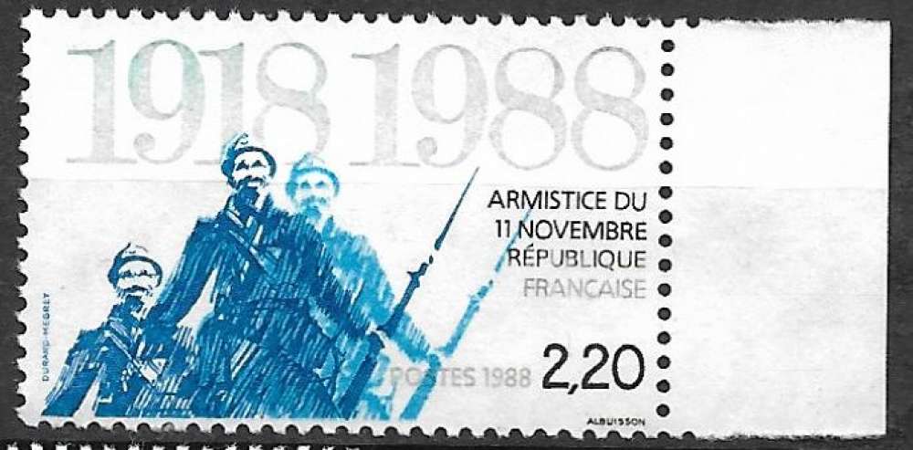 France 1988 Y&T 2549 neuf sans gomme - Armistice