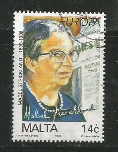 Malte 1996 - YT n° 958 - Europa - Portrait - cote 1,50
