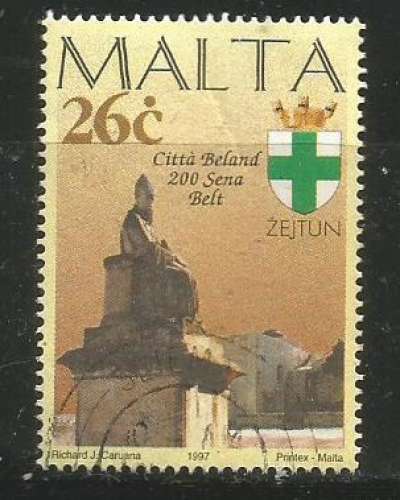 Malte 1997 - YT n° 982 - Ville maltaise - cote 2,00