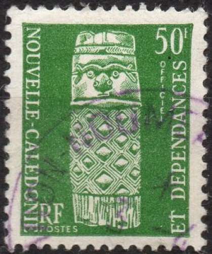 M000 - Y&T n° 11 - oblitéré - Totem - 1959 - Nouvelle Calédonie