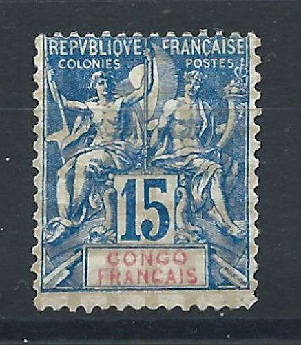 Congo N°17 (*) (MNG) 1892