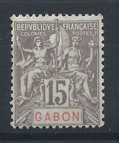 Gabon N°21 (*) (MNG) 1904