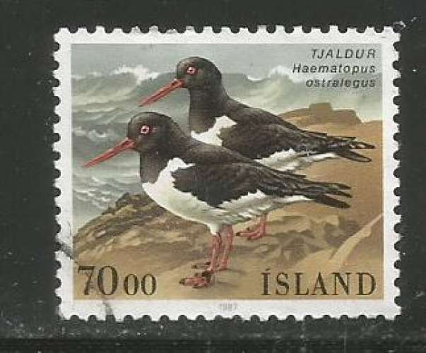 Islande 1987 - YT n° 623 - Oiseau