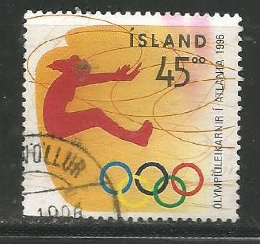 Islande 1996 - YT n° 801 - Sports - Saut en longueur -dames - J.O.