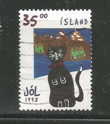 Islande 1998 - YT n° 853 - Chat de Noël