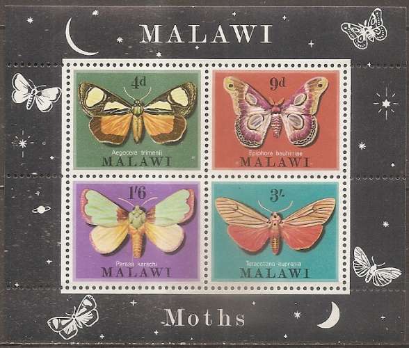  malawi ... bloc n° 19  neuf** ... 1970
