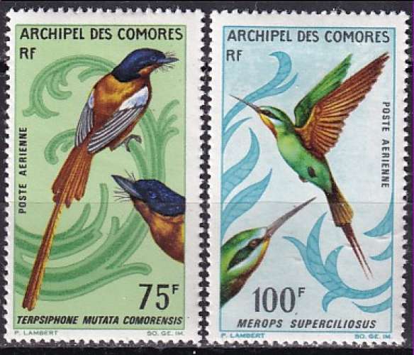  comores ... P.A. n° 20/21  neufs* ... 1967