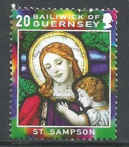 Guernesey 2005 - YT n° 1070 - La Vierge et l'enfant