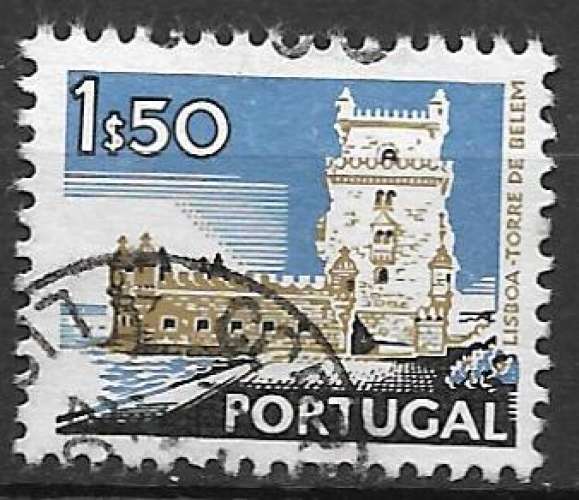 Portugal 1972 Y&T 1138 oblitéré - Tour de Belem à Lisbonne