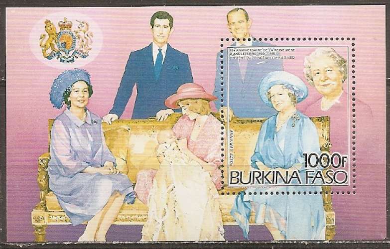  burkina faso ... bloc n° 27  neuf** ... 1985