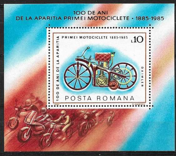  roumanie ... bloc n° 174  neuf** ... 1985