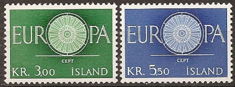 islande ... n° 301/302  neufs* ... 1960
