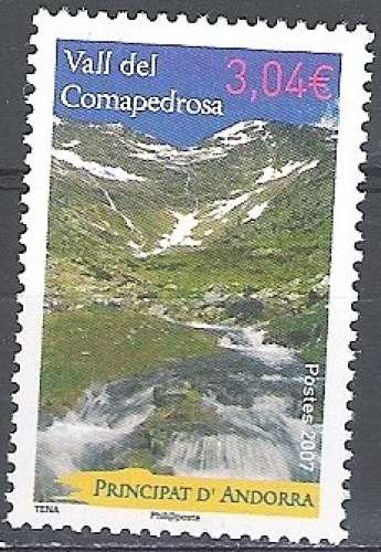 Andorre Français 2007 Michel 666 Neuf ** Cote (2008) 10.00 Euro Vallée du Comapedrosa