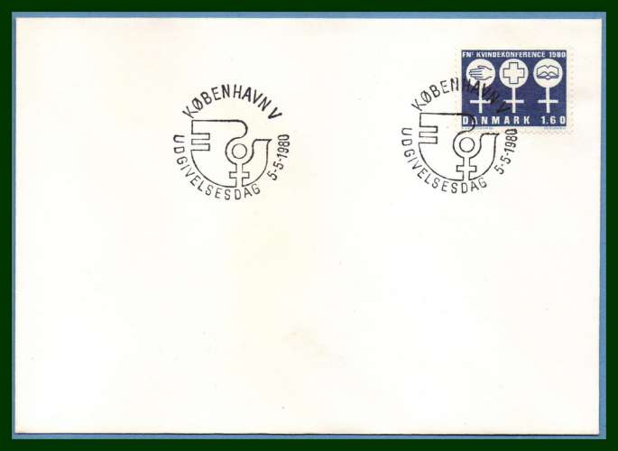 Danemark FDC N° 702 Nations Unies 1980 pour les femmes