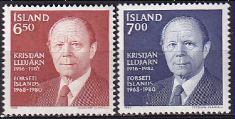 islande ... n° 563/564  neufs** ... 1983