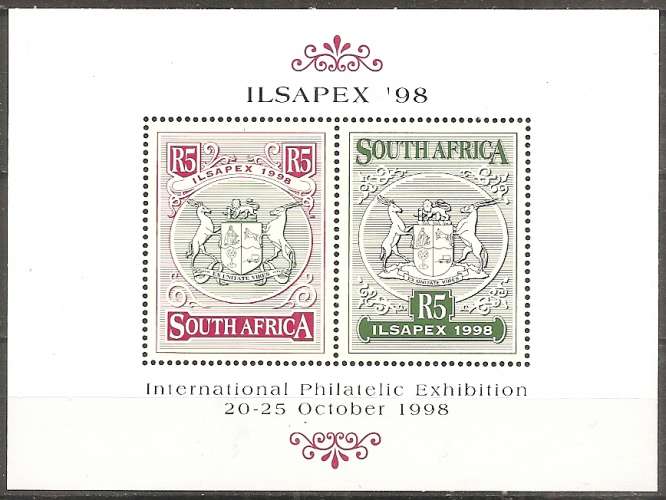  afrique du sud ... bloc n° 67  neuf** ... 1998