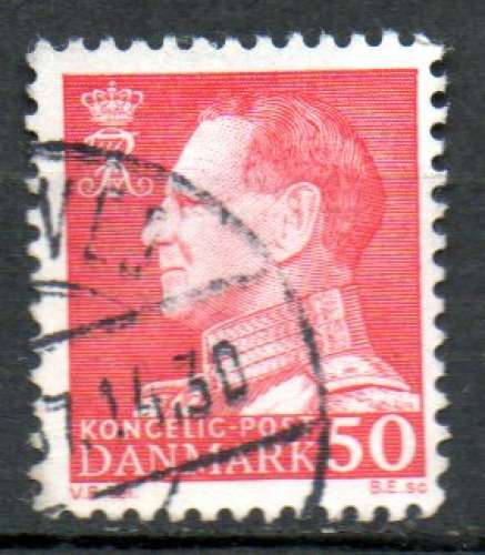 Danemark Yvert N°423 oblitéré 1963 Frédéric IX 50