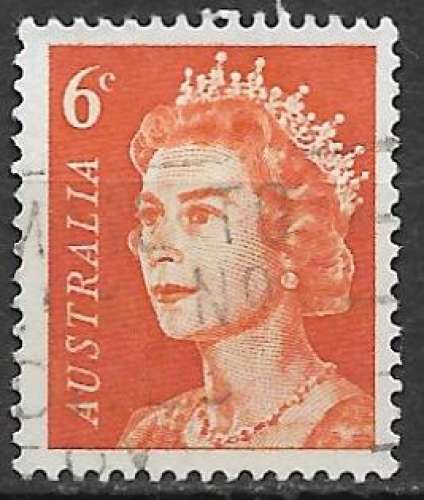 Australie 1966-70 Y&T 323B oblitéré - Elizabeth II