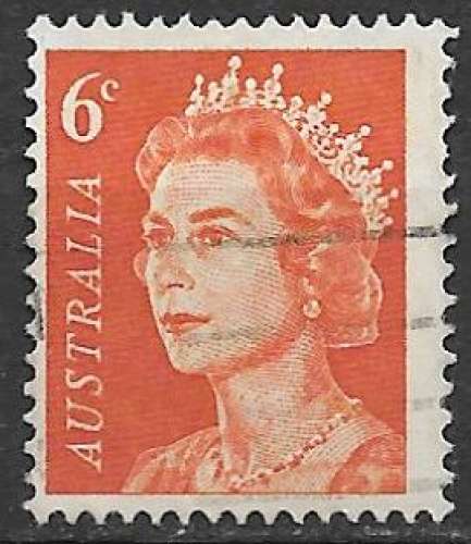 Australie 1966-70 Y&T 323B oblitéré - Elizabeth II