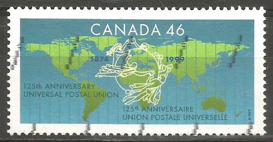 Canada - 1999 - Y&T n° 1672_a - Obli. - Union Postale Universelle - U.P.U