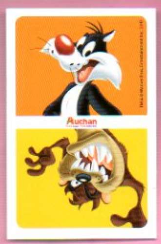 Carte Looney Tunes Auchan 2014 / N°051 Athlétisme 400 Mètres