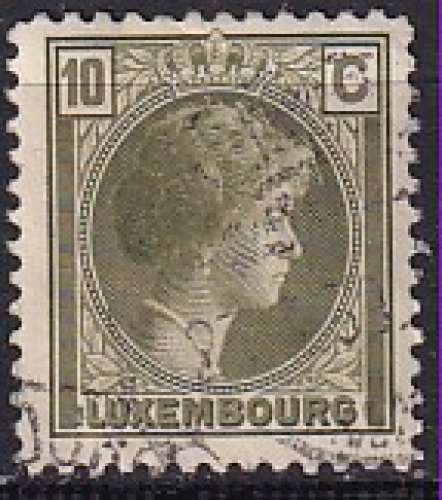 luxembourg ... n° 165  obliteré ... 1926