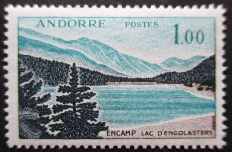 ANDORRE N°164 Lac d'Engolasters neuf **