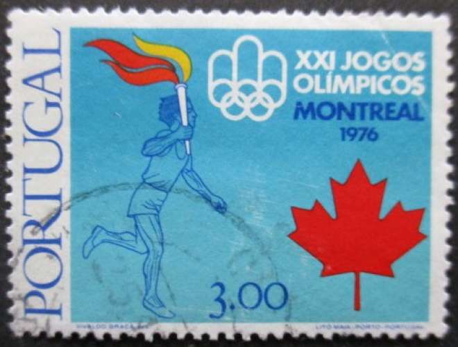 PORTUGAL N°1299 Jeux olympiques de Montréal 1976 oblitéré
