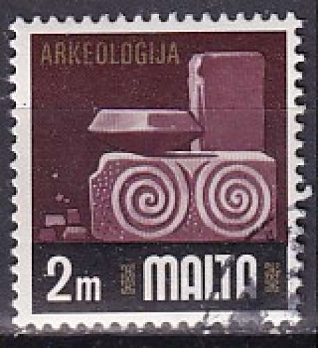 malte ... n° 459  obliteré ... 1973
