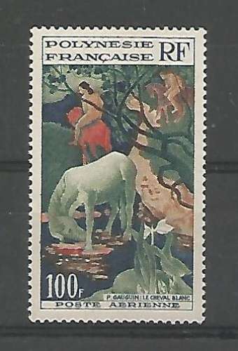 Polynésie Française - 1958 - Tableau Gauguin- Tp n° Aér 3 - Neuf * *