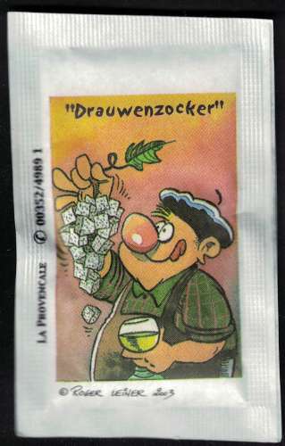 Luxembourg Sachet Sucre Sugar Drauwenzocker Série Roger Leiner La Provençale 1