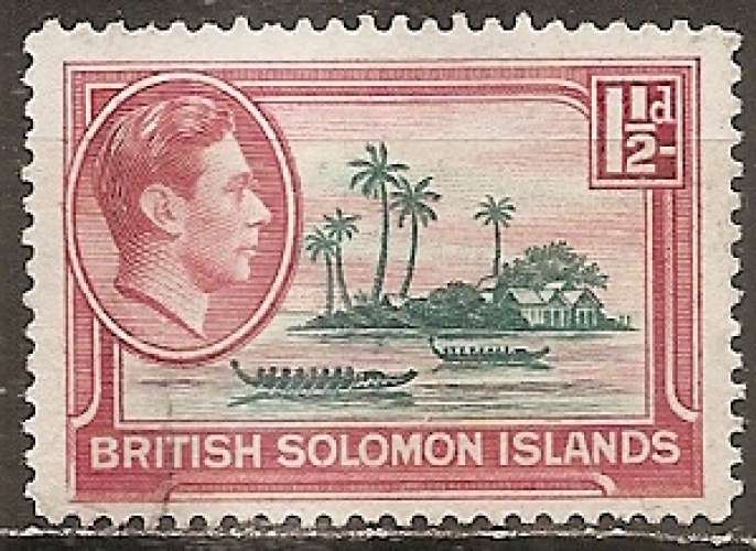 salomon (iles) ... n° 60  obliteré ... 1939