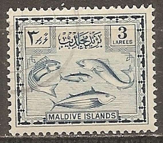 maldives ... n° 26  obliteré ... 1953