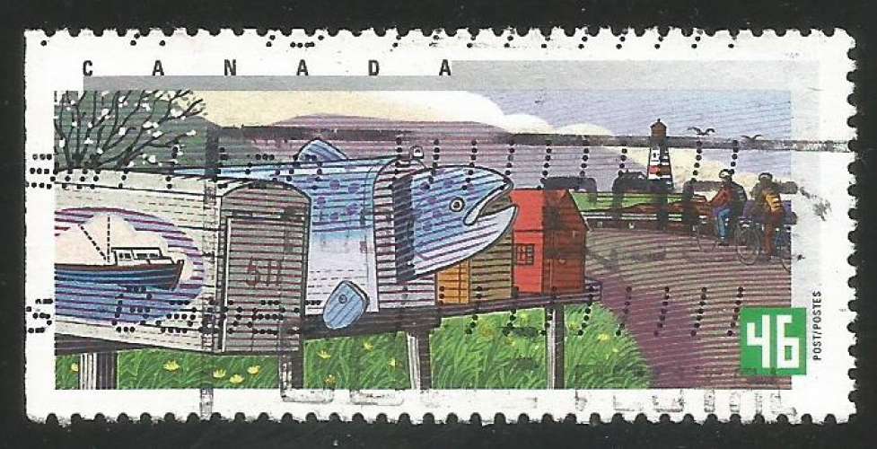 Canada - 2000 - Y&T n° 1784 - Obli. - Boîtes aux lettres rurales