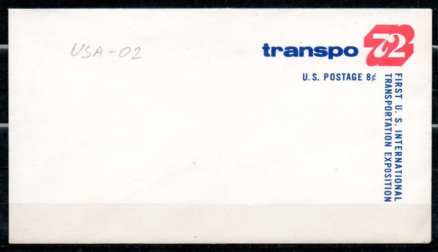 USA : Enveloppe evenementielle > TRANSPO 72 NEUF  