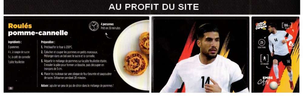 Au profit du site autocollant Carrefour Mange comme un champion E Can frais 0,06€ seulement