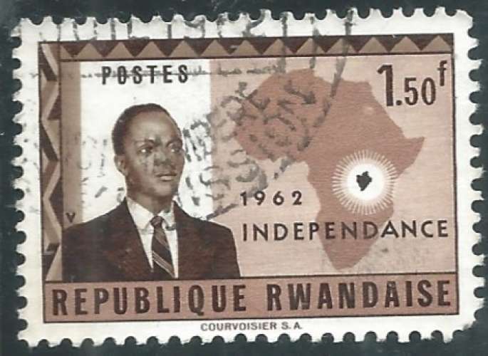 Rwanda - Y&T 0004 (o) - Célébrités -
