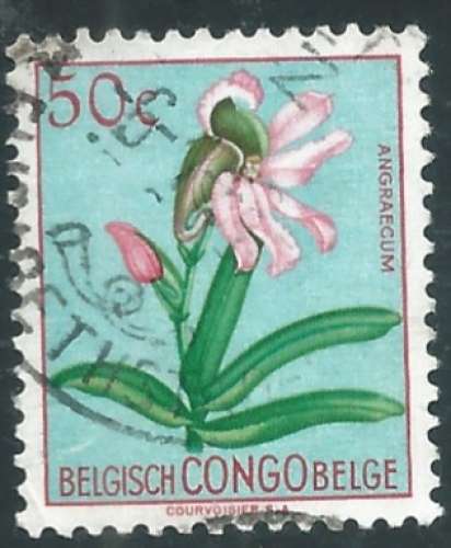 Congo Belge - Y&T 0307 (o) - Fleurs -