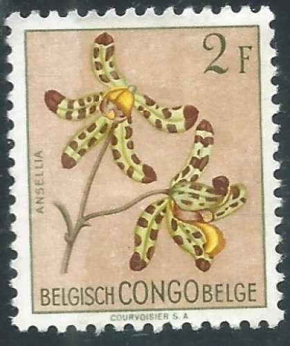 Congo Belge - Y&T 0313 (o) - Fleurs -