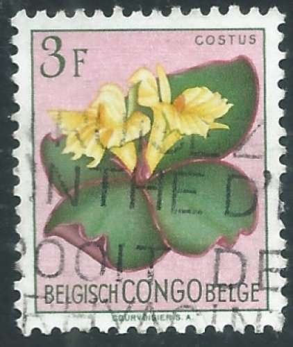 Congo Belge - Y&T 0314 (o) - Fleurs -