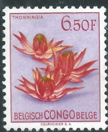 Congo Belge - Y&T 0317 (o) - Fleurs -