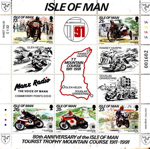 Man Bf 16 80 ans de la course de motos du Tourist Trophy Mountain