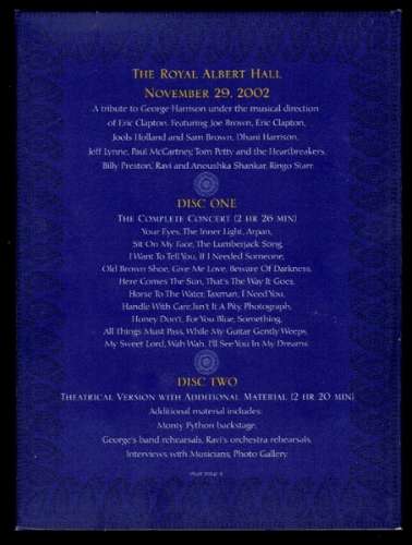 2003 Europe 2 X DVD Video, PAL, DTS Concert for George Warner Strategic Marketing 034970241-2