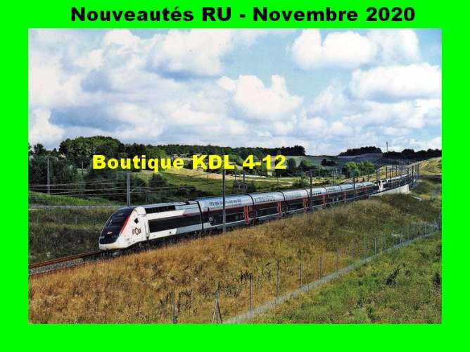 RU 1839 - TGV Duplex rame 875 vers BRANZAC - Charente - SNCF