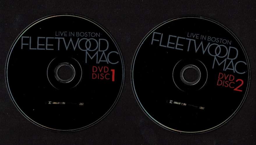 2004 US  2 X DVD Video PAL NTSC Fleetwood Mac Live in Boston code barre 09362-48726-276