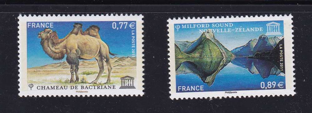 UNESCO 2011 N° 151-152 neuf MNH